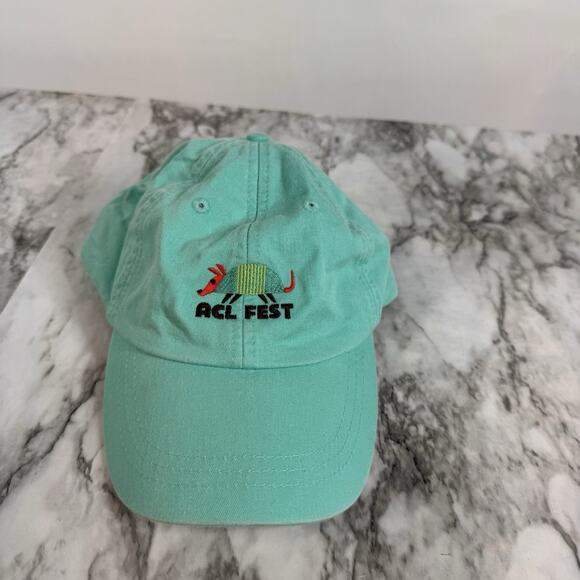 ACL Fest Armadillo Hat Austin City Limits Music Festival Blue StrapBack Cap - Picture 1 of 3